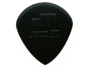 Dunlop 47-R-3S Nylon Jazz Plectra 1.38 mm Stiffo Nylon, Zwart, Scherpe Punt