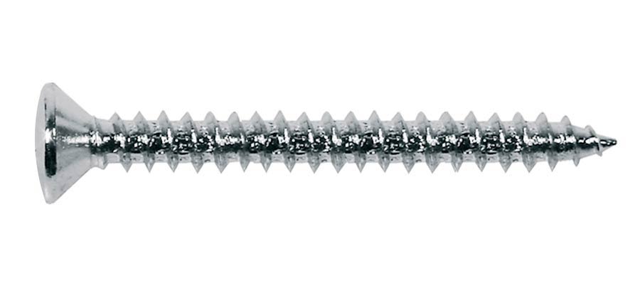 Boston TS-04-C zelftappende schroeven 4,5 x 45 mm 12 stuks chroom