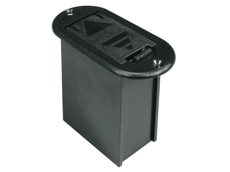 Boston BH-2000 batterij houder, verticaal, zonder schroeven en connector. Voor 9 Volt blok batterij