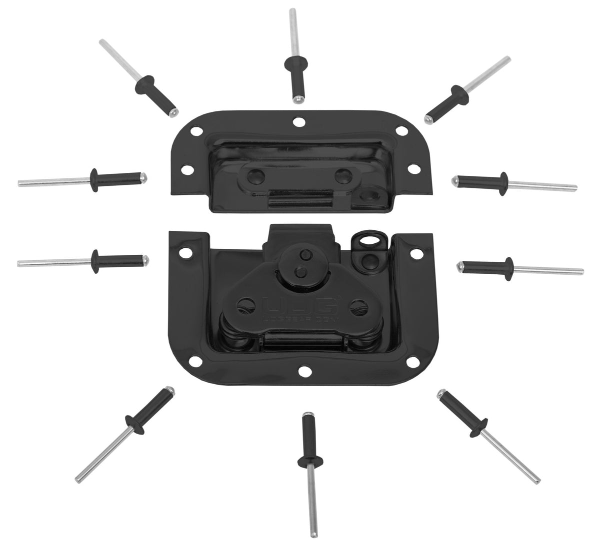 UDG UDG Ultimate Butterfly latch+rivets Black MK2 afbeelding 3