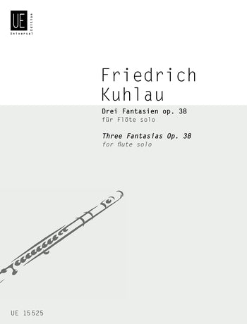 Kuhlau: Drei Fantasien op. 38 (Dwarsfluit)