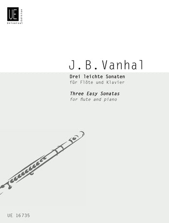 Wanhal: 3 leichte Sonaten (Dwarsfluit, Piano)