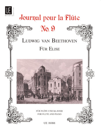 Beethoven: Für Elise a-Moll WoO 59 Band 9 (Dwarsfluit, Piano)