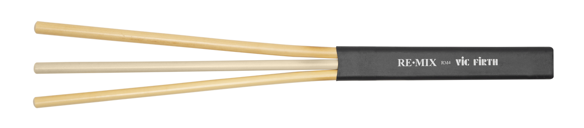 Vic Firth drumbrushes, RM4, Remix Brush, Birch & Rattan