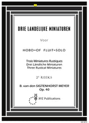 3 Landelijke Miniaturen 2 Opus 40