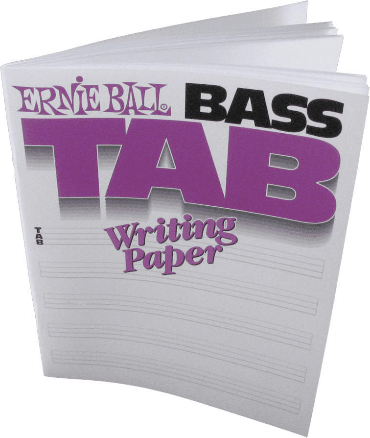 Ernie Ball Papier Tablature Basse Vierge