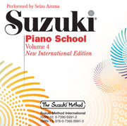 Suzuki Piano School New International Edition Piano 4 (CD)