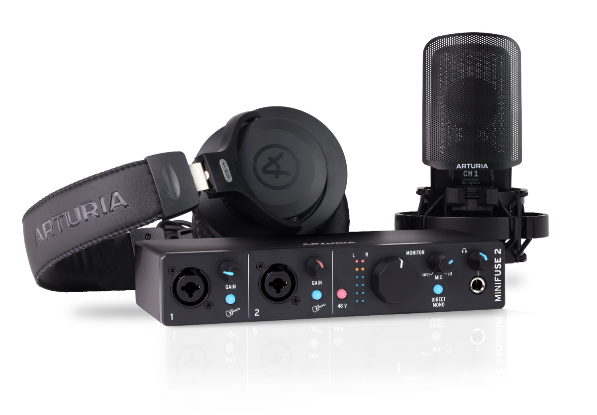 Arturia MiniFuse Recording Pack Black afbeelding 2