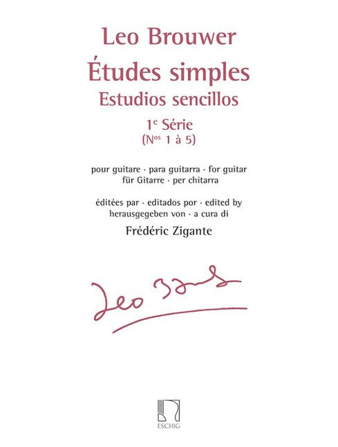 Études simples - Estudios sencillos (Série 1)