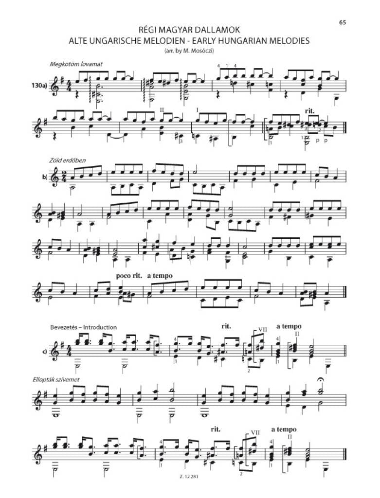 Miklos Mosoczi_Erzsebet Nagy: Gitarrenschule III