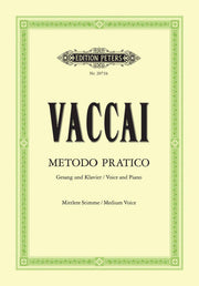 Vaccai: Metodo Pratico di Canto Italiano (Mezzo-Sopraan/Medium Voice)
