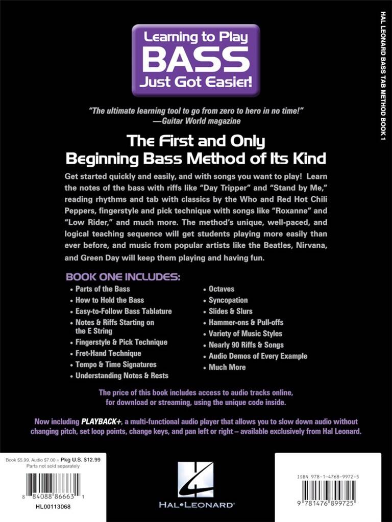 Hal Leonard Bass TAB Method
