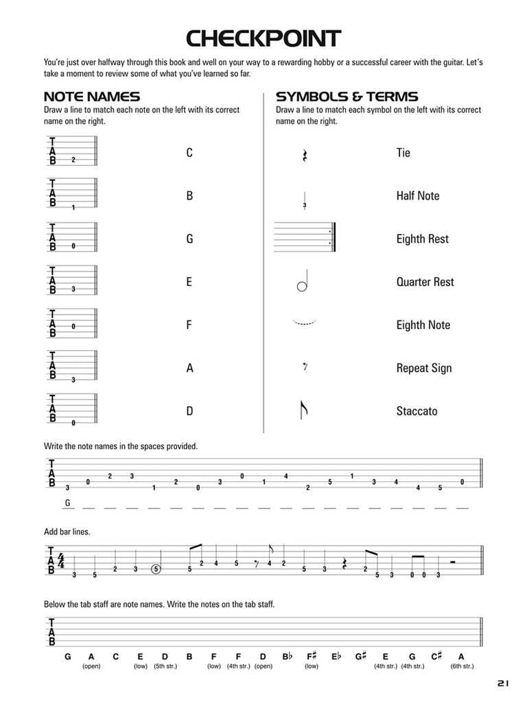Hal Leonard Acoustic Guitar Tab Method - Book 1(Book with Online Audio)