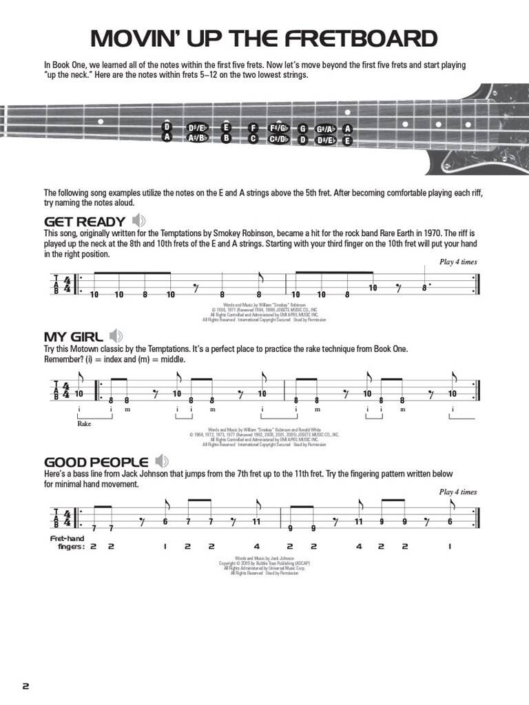 Hal Leonard Bass Tab Method - Book 2