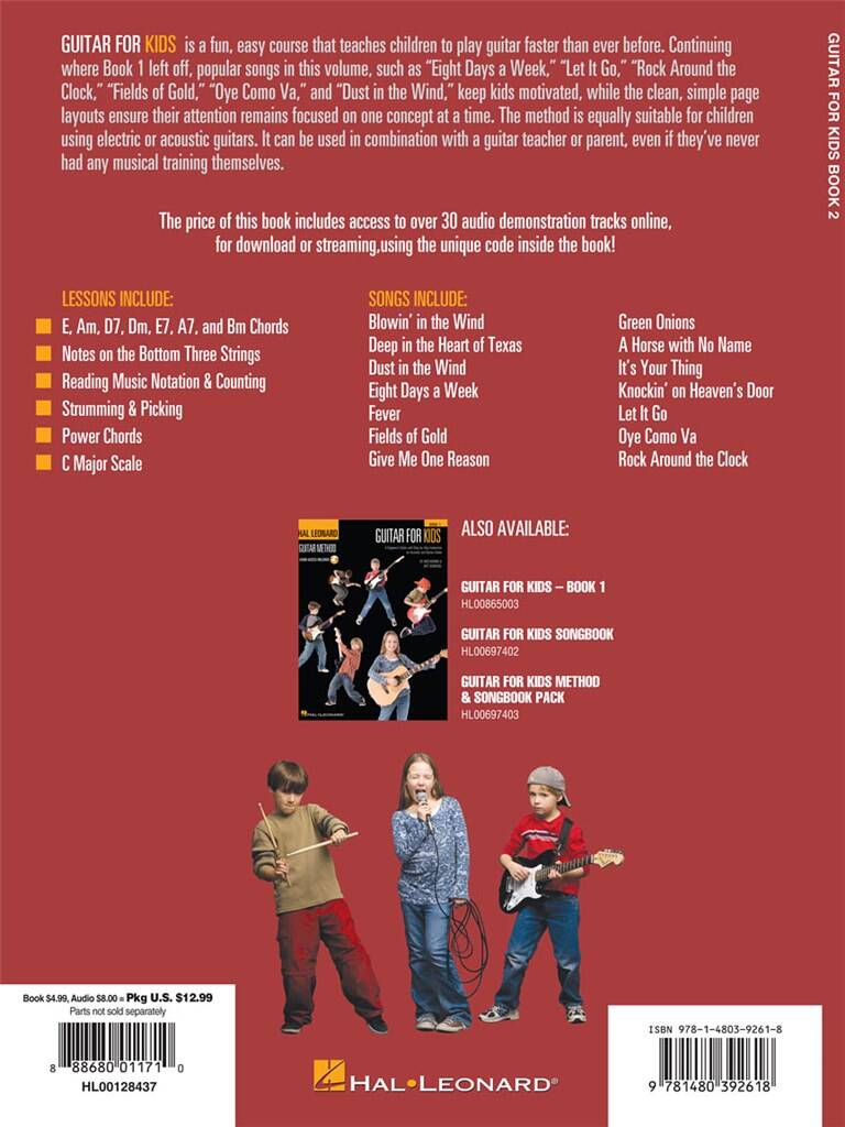 Guitar for Kids - Book 2