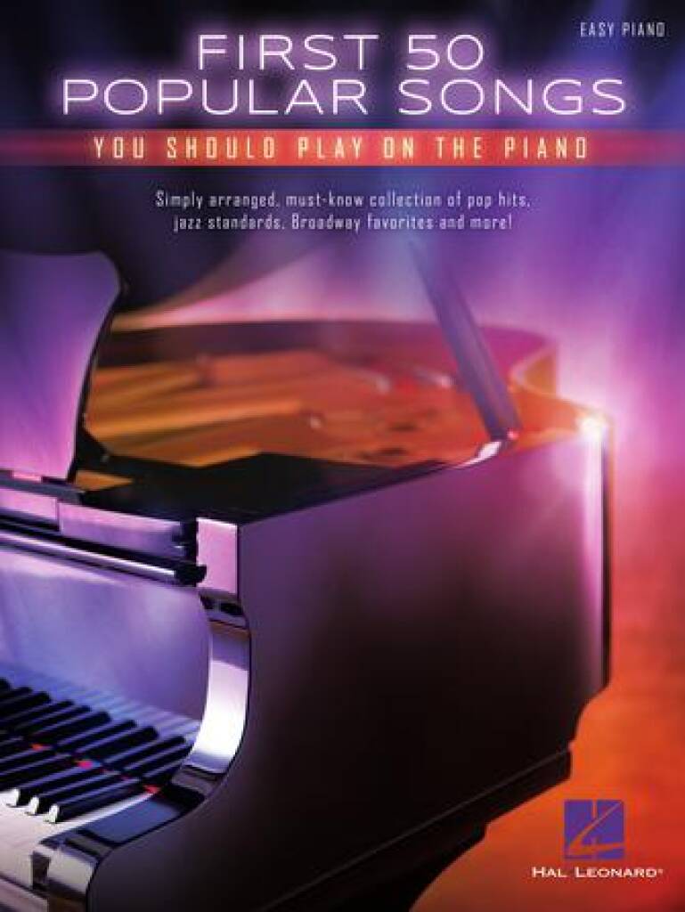 First 50 Popular Songs You Should Play on the Piano (Piano) [stack-source:hl00131140_0.jpg]