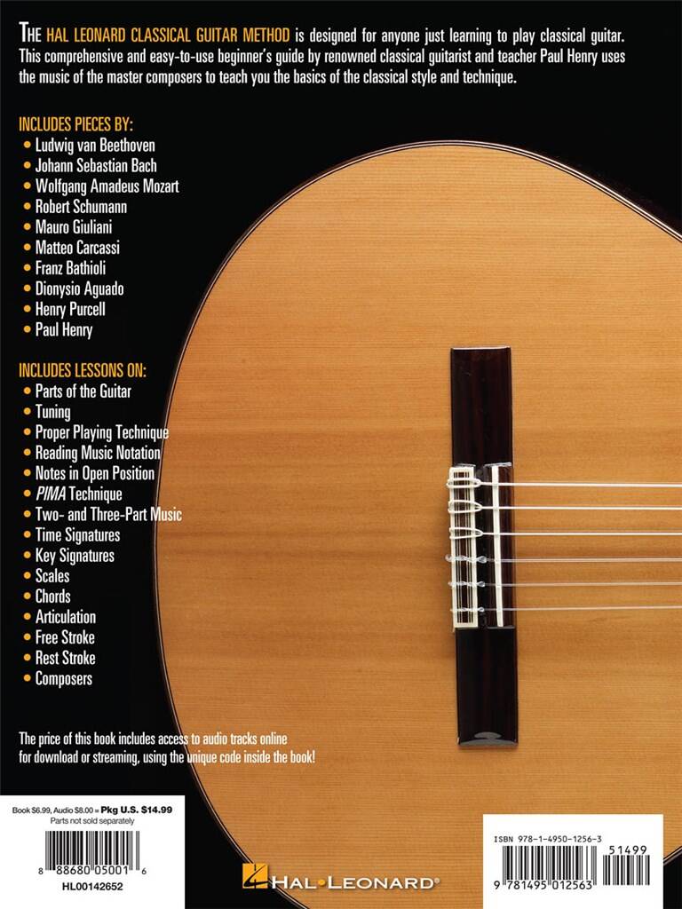 Hal Leonard Classical Guitar Method
