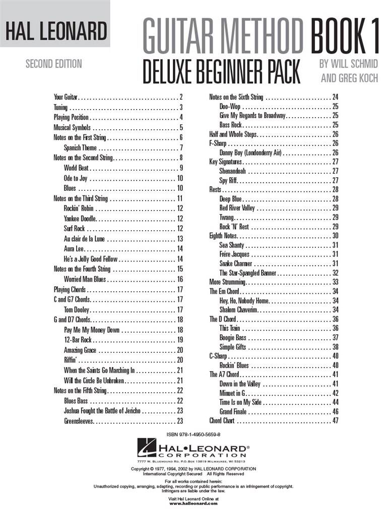 Hal Leonard Guitar Method Book 1