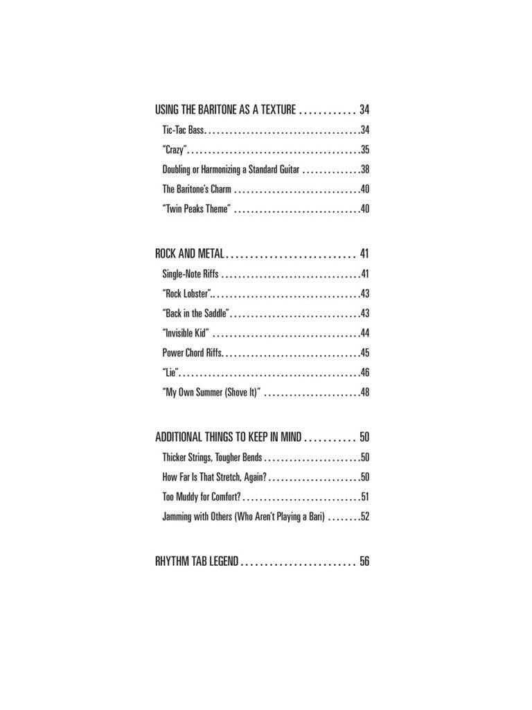Hal Leonard Baritone Guitar Method