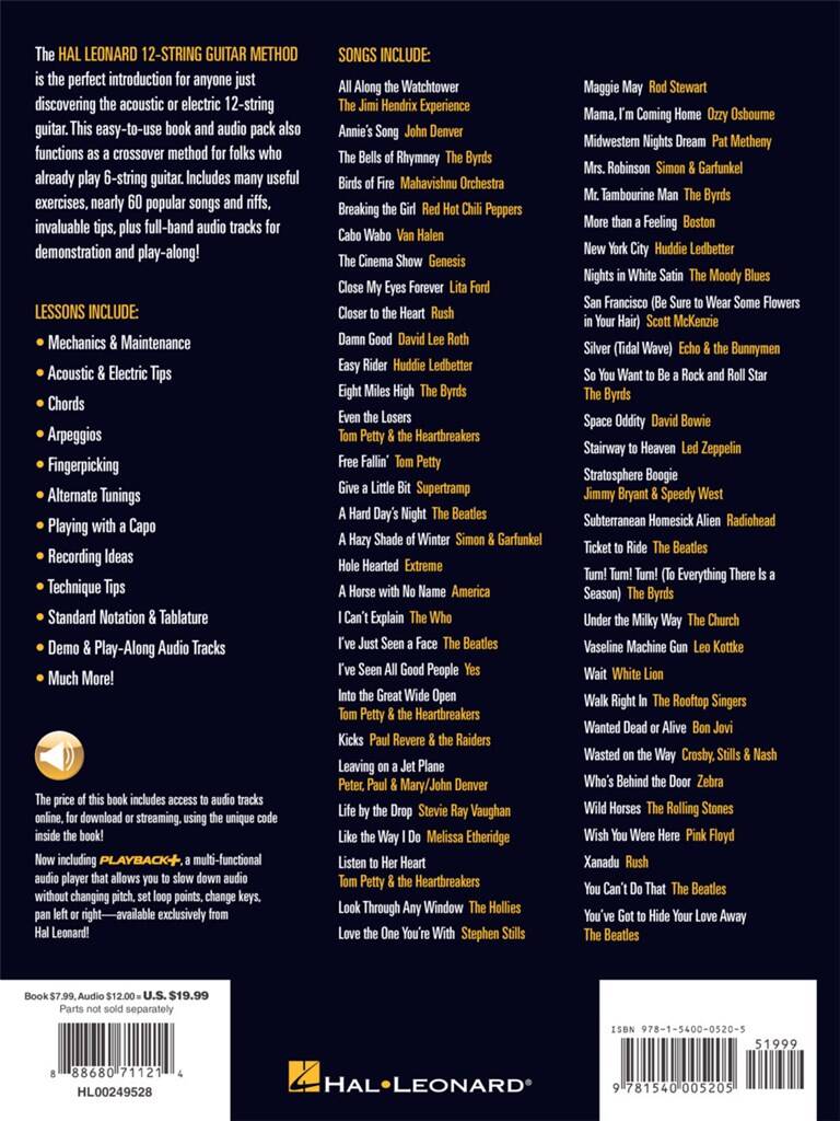 Hal Leonard 12-String Guitar Method