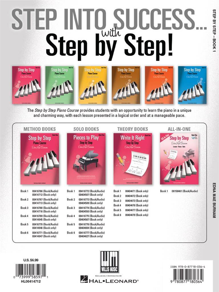Edna Mae Burman Piano Course Book 1