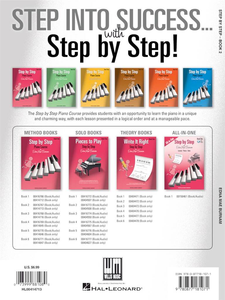 Edna Mae Burman Piano Course Book 2