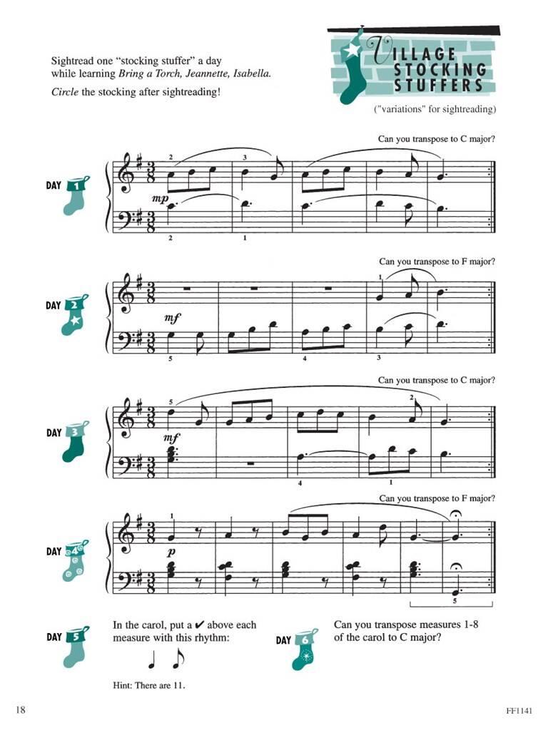 Piano Adventures Christmas Book Level 3A