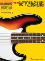 Hal Leonard Bas Method: More Easy Pop Bass Lines