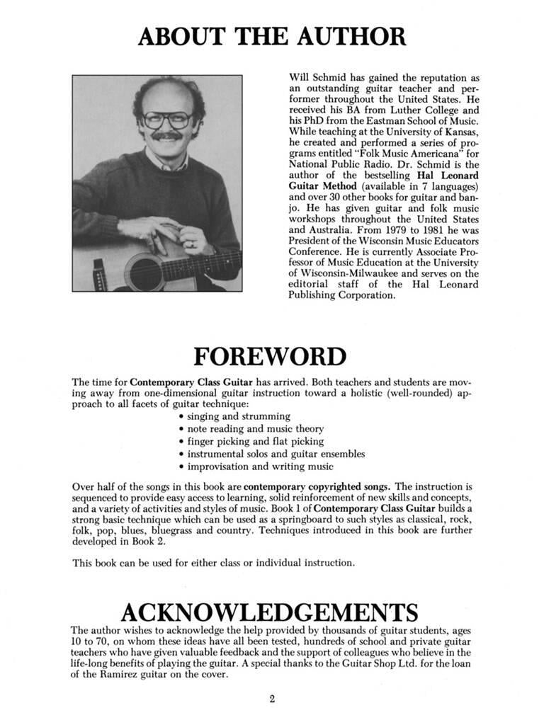 Contemporary Class Guitar