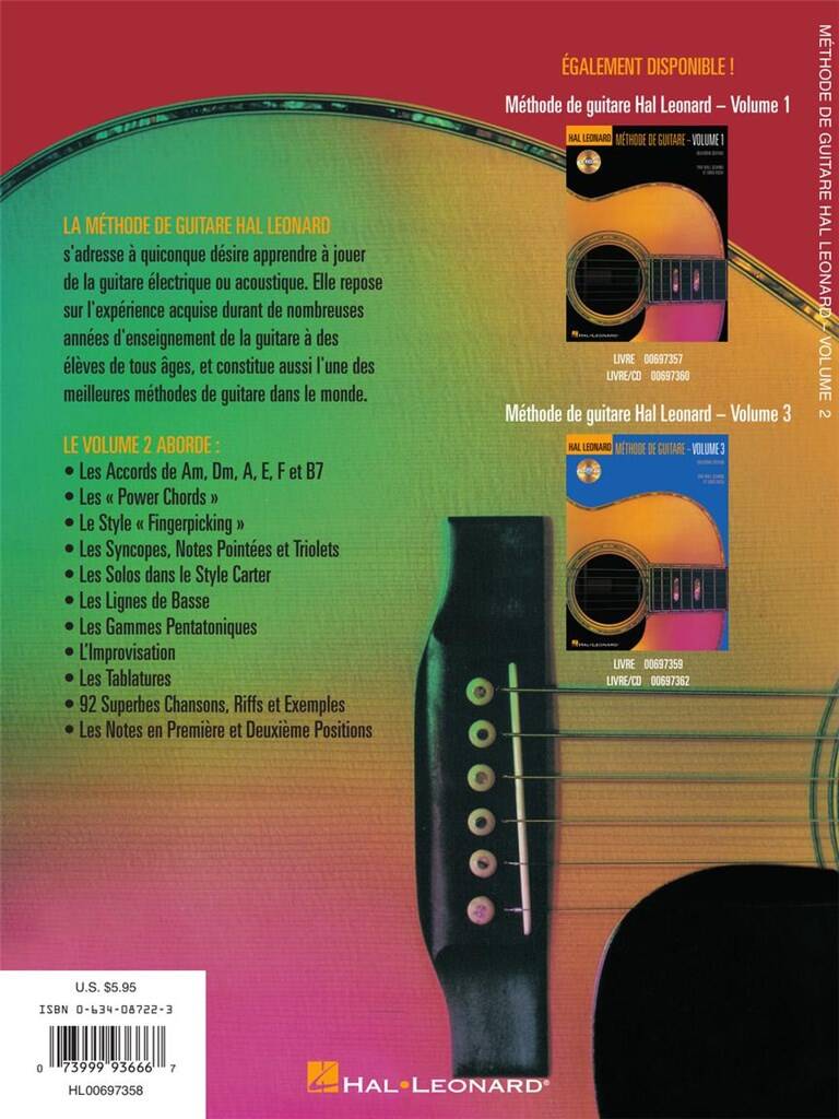 M?thode de guitare - Volume 2 - Deuxi?me Edition