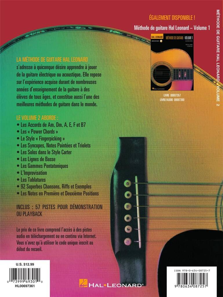 M?thode de guitare - Volume 2 - Deuxi?me Edition