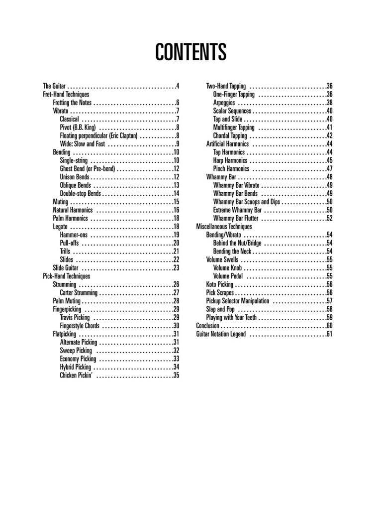 Hal Leonard Guitar Method: Guitar Techniques (Book And CD)