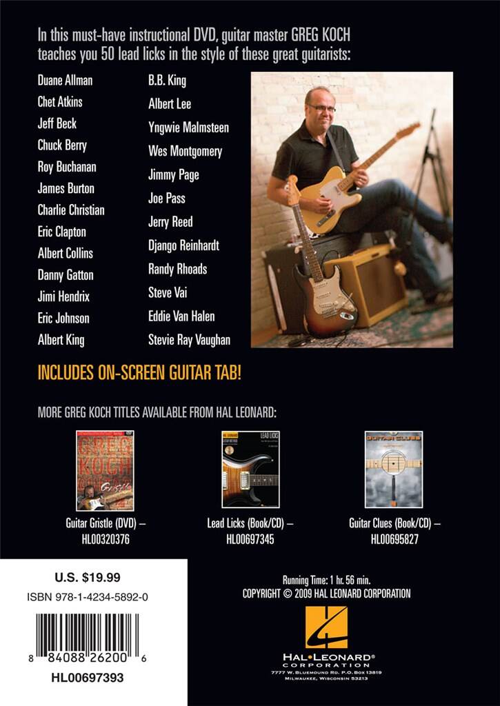 Hal Leonard Guitar Method: Guitar Licks