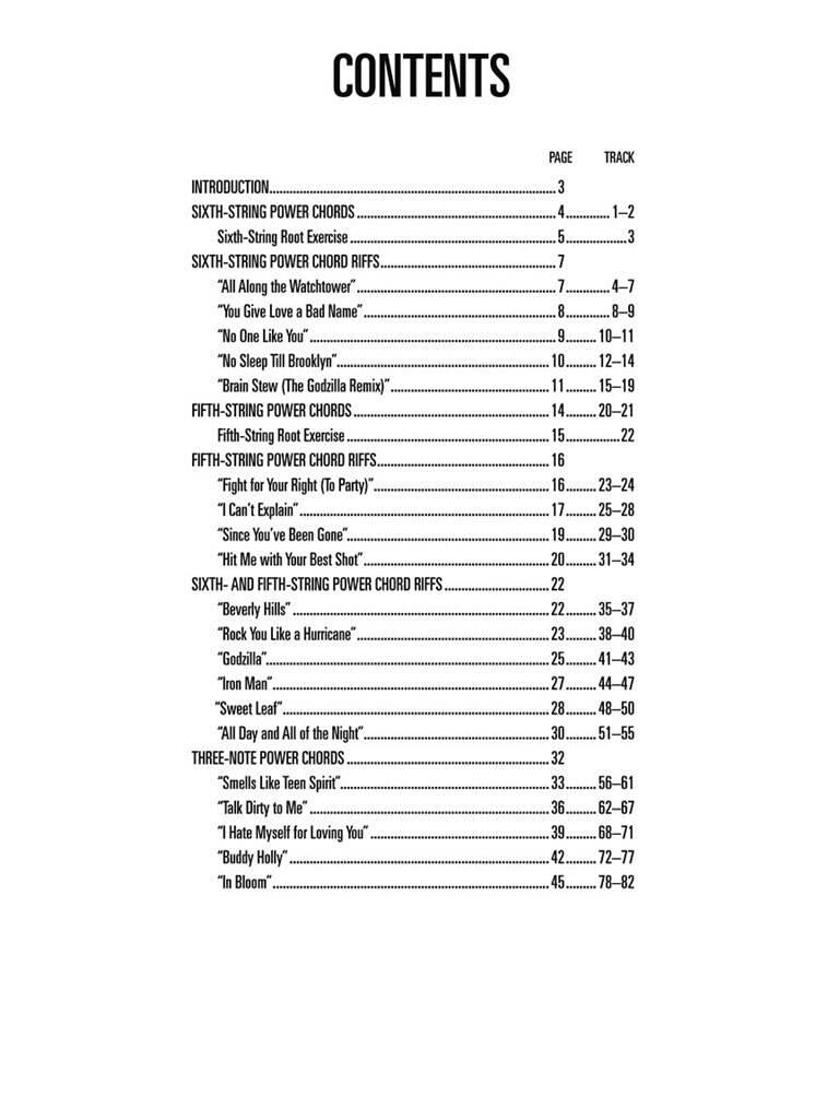 Hal Leonard Guitar Method Power Chords