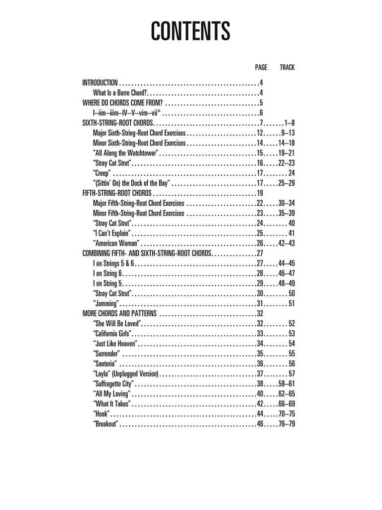 Hal Leonard Guitar Method: Barre Chords