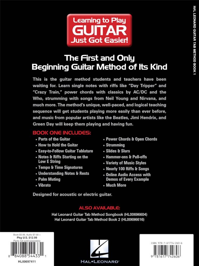 Hal Leonard Guitar Tab Method