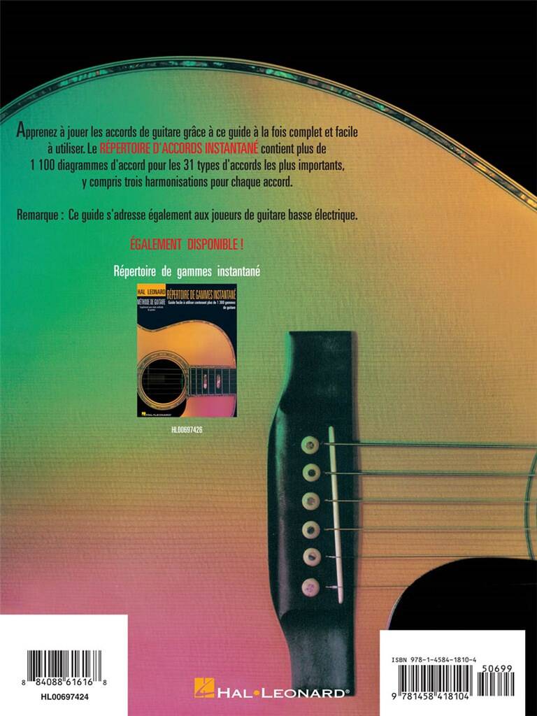 Repertoire D'Accords Instantané (Seconde Edition)