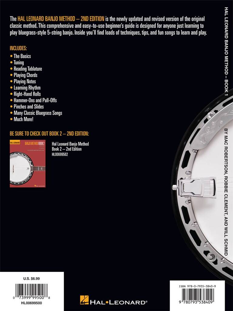 Hal Leonard Banjo Method Book 1 (Second Edition)
