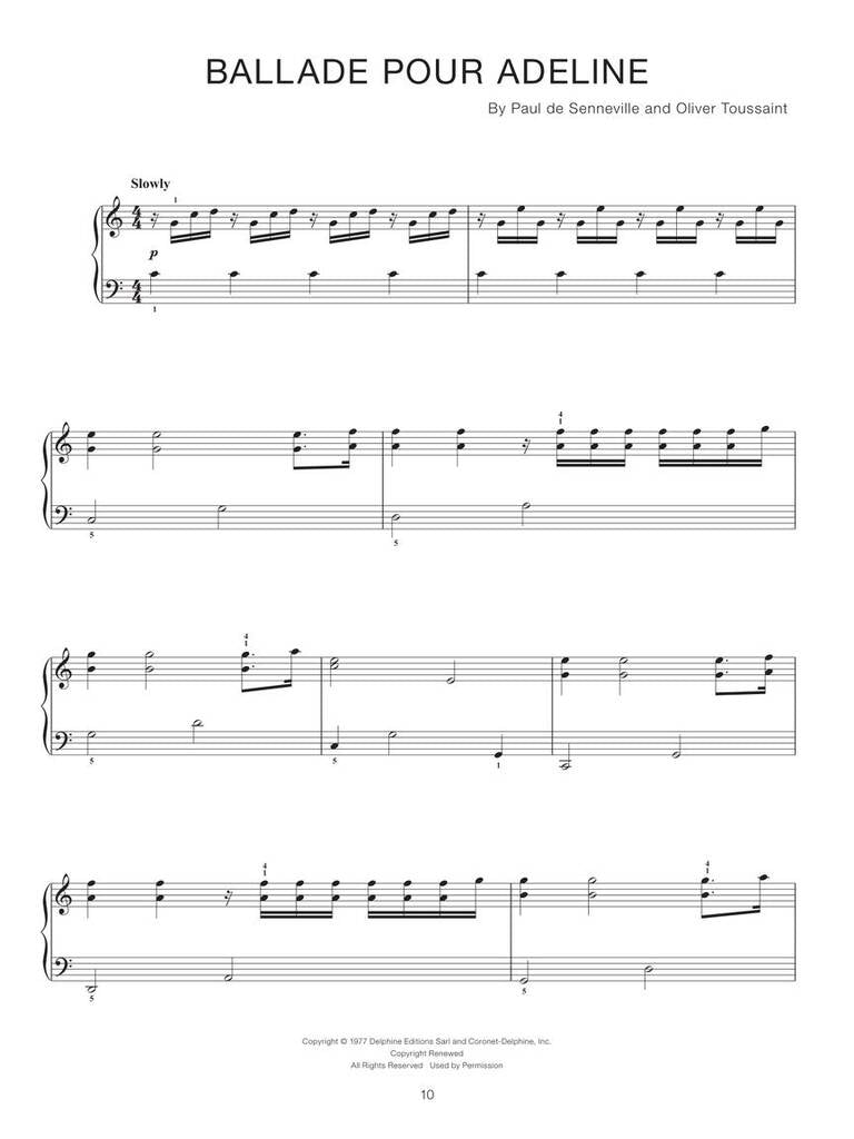 Contemporary Piano Masters for Easy Piano