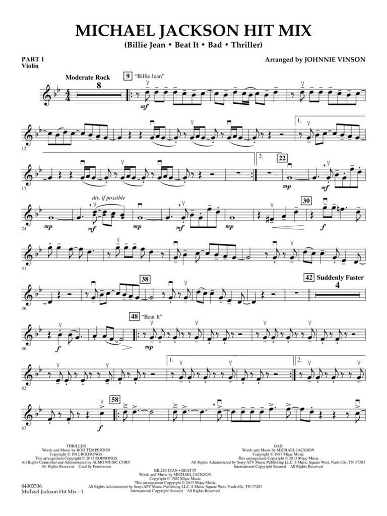 Michael Jackson Hit Mix - Flex-Band Grade 3