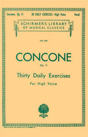 30 Daily Exercises, Op. 11 - High Voice