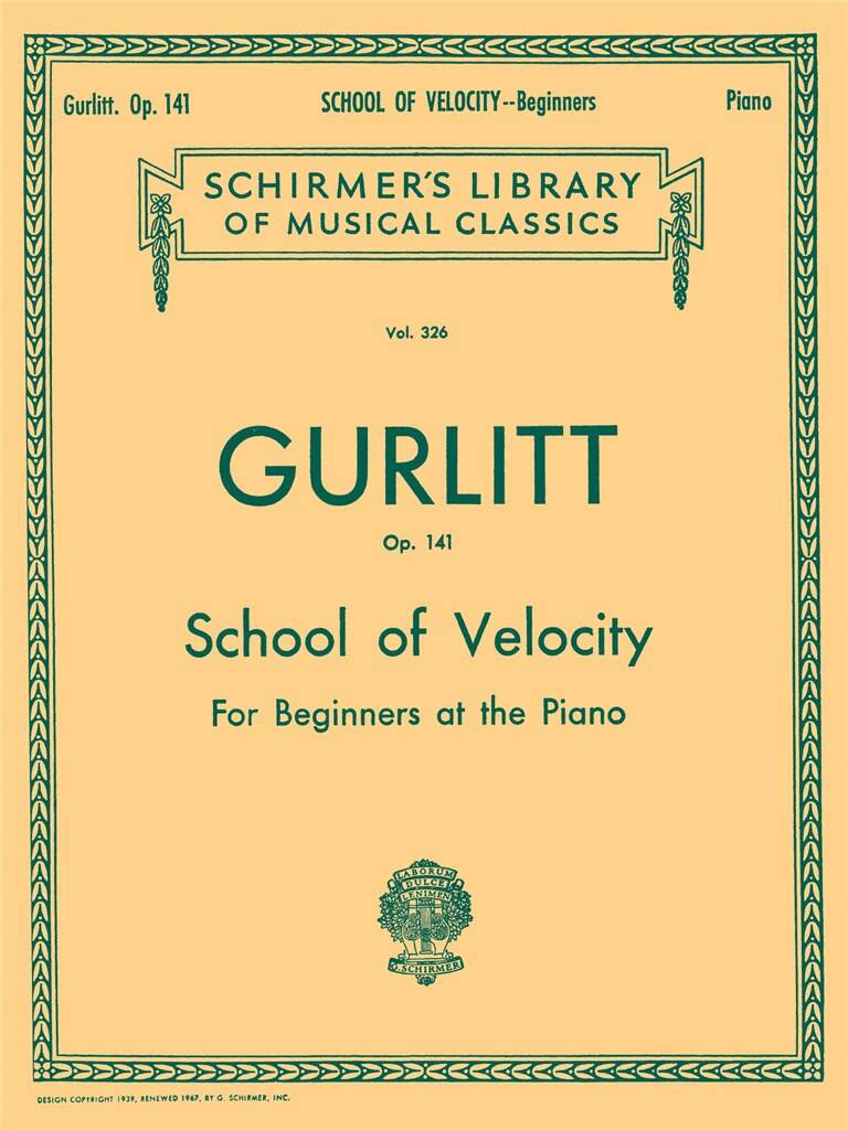 School of Velocity, Op. 141