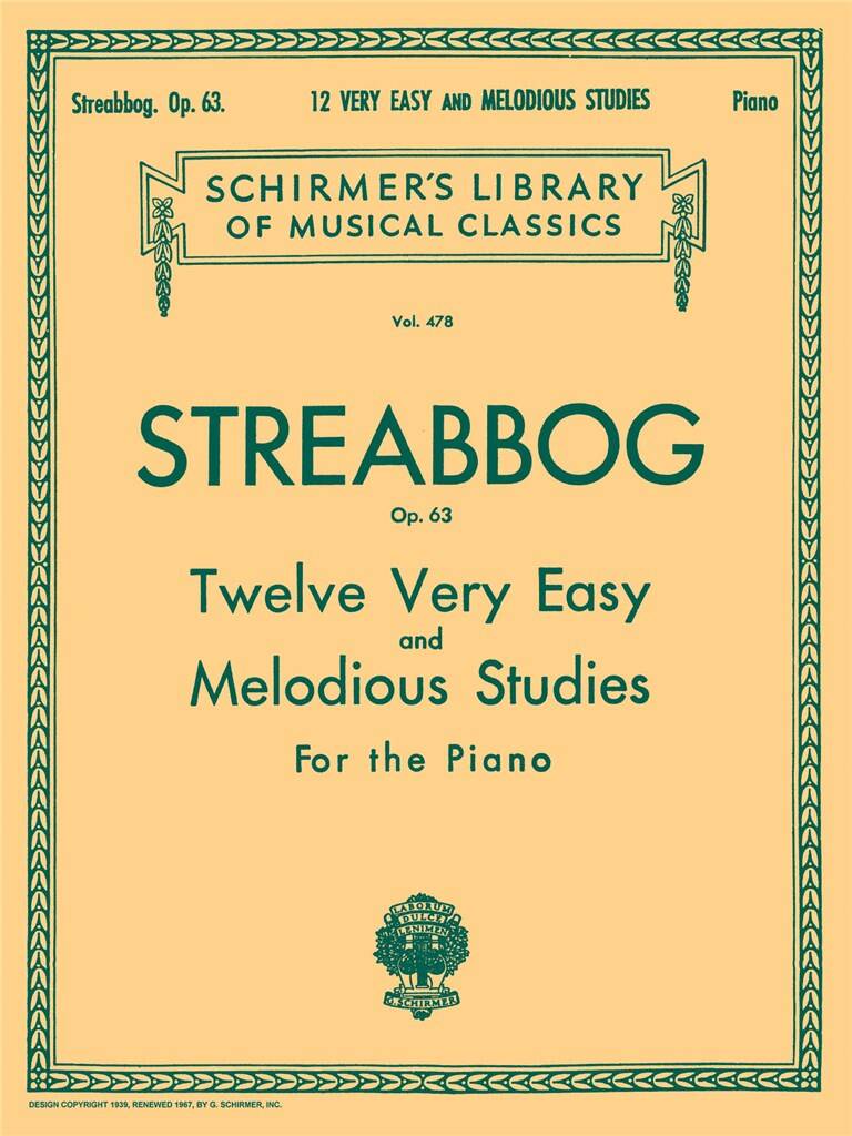 12 Very Easy and Melodious Studies, Op. 63