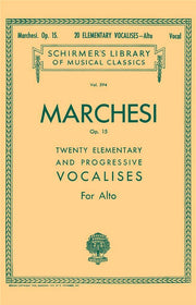 20 Elementary and Progressive Vocalises, Op. 15