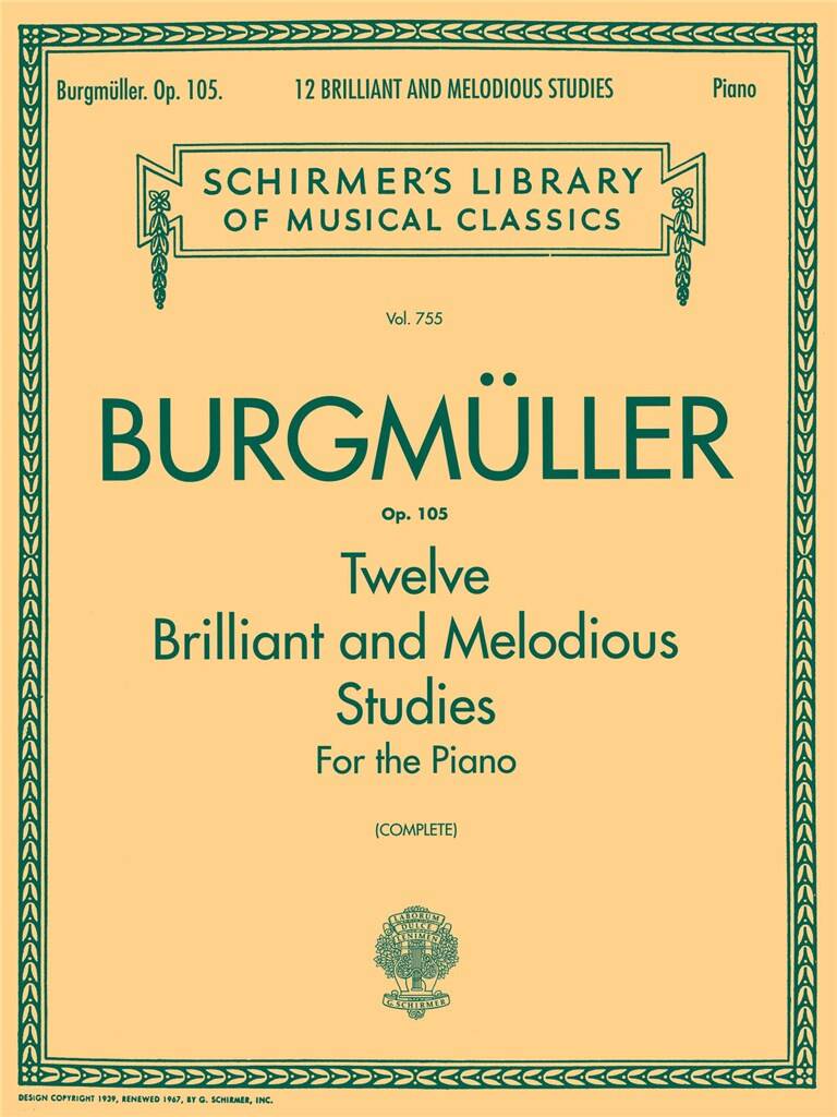 12 Brilliant and Melodious Studies, Op. 105