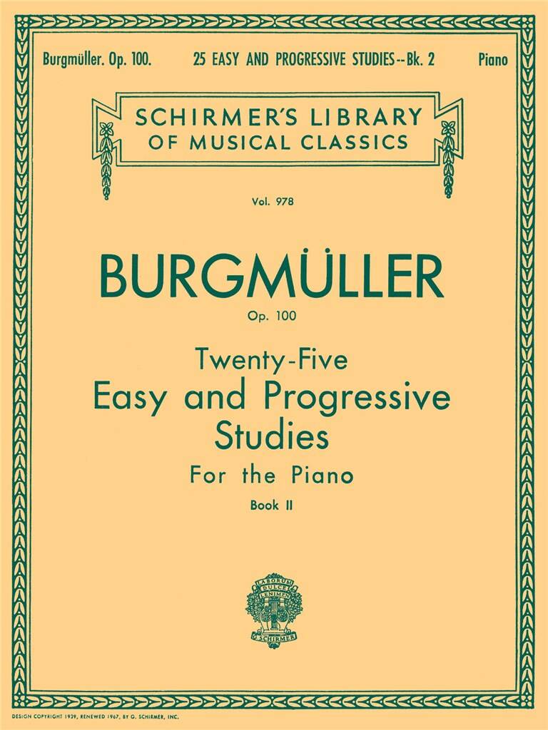 25 Easy and Progressive Studies for the Piano