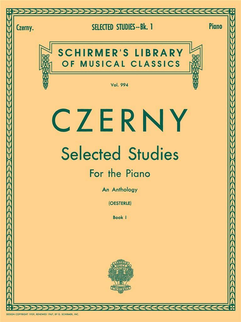 Selected Studies For The Piano - Book 1