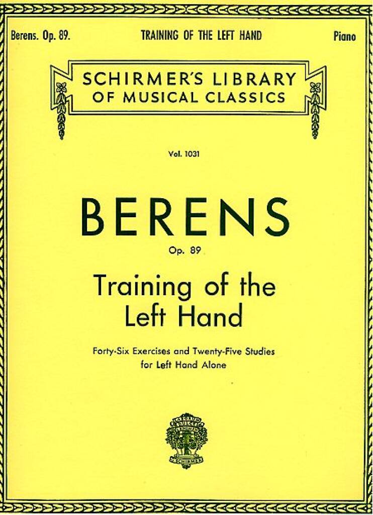 Training of the Left Hand, Op. 89