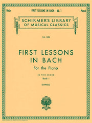 First Lessons In Bach Book 1