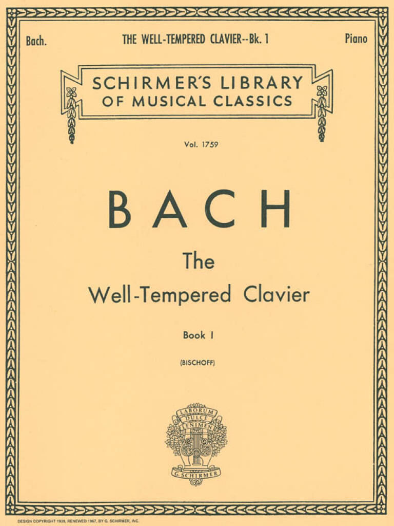Well Tempered Clavier - Book 1